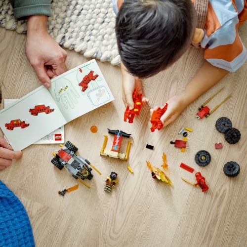 LEGO Ninjago Dragons Rising Kai and Ras's Car and Bike Perspective: right