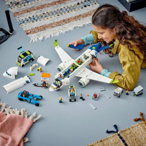 LEGO® City Passenger Airplane Building Set Perspective: right