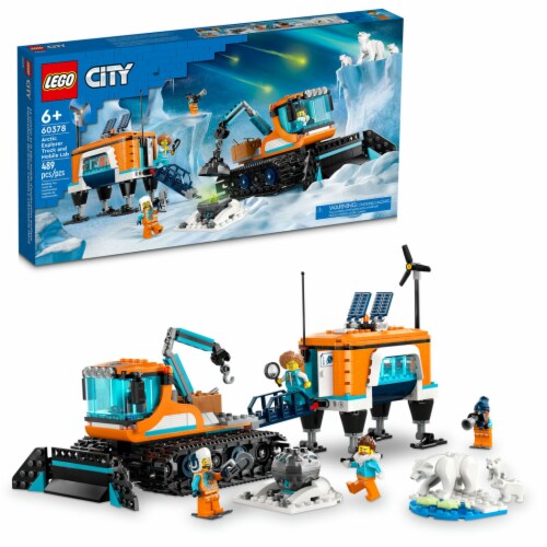 Lego 60378 Arctic Explorer Truck and Mobile Lab City Building Set Perspective: right
