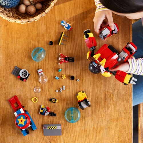LEGO® Sonic The Hedgehog™ Sonic vs. Dr Eggman's Death Egg Robot Building Set Perspective: right