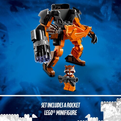 LEGO® Marvel® Rocket Mech Armor Set Perspective: right