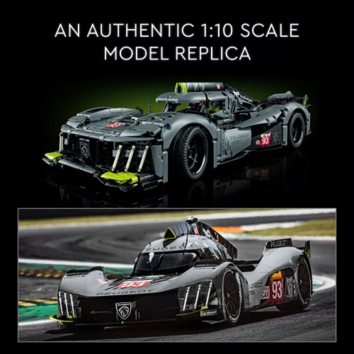 LEGO PEUGEOT 9X8 24H Le Mans Hybrid Hypercar Perspective: right
