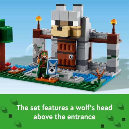 LEGO® Minecraft Stronghold Fortress Set Perspective: right