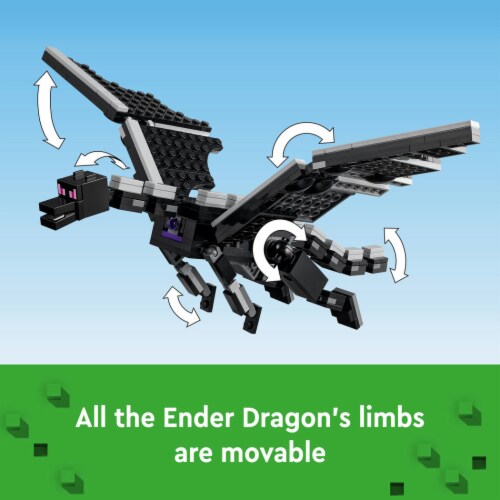LEGO® Minecraft Ender Dragon and End Ship Set Perspective: right