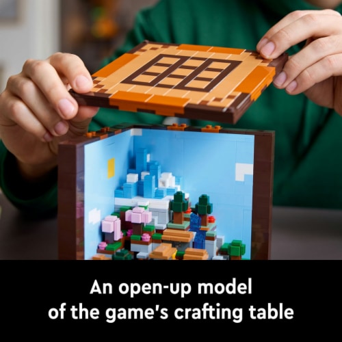LEGO® Minecraft The Crafting Table Build and Display Set for Adults 21265 Perspective: right