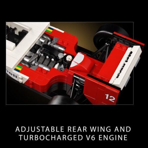 LEGO Icons McLaren MP4/4 & Ayrton Senna F1 Model Race Car for Adults 10330 Perspective: right