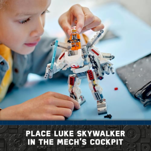 LEGO® Star Wars Luke Skywalker X-Wing Mech Buildable Action Figure Perspective: right