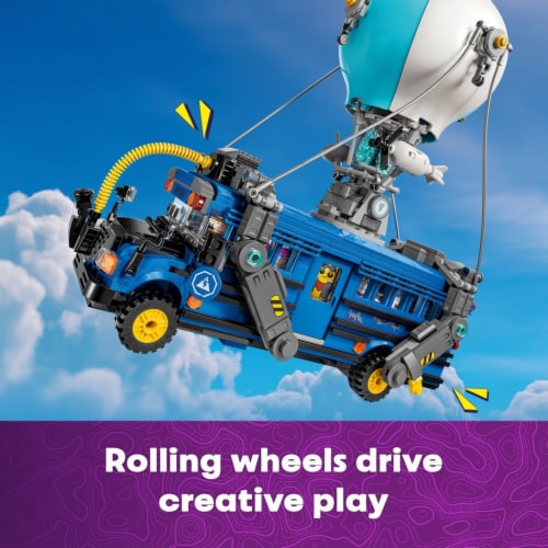 LEGO Fortnite Battle Bus Collectible Building Toy 77073 Perspective: right