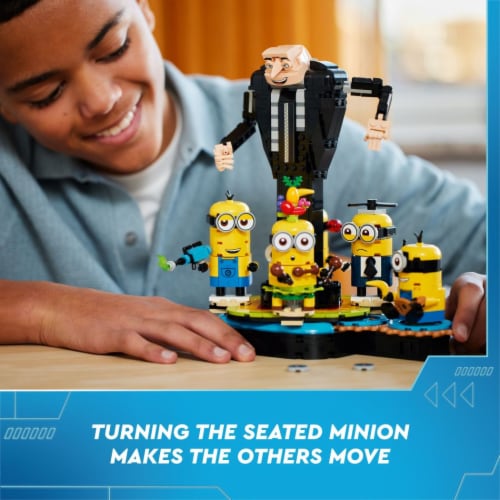 LEGO® Despicable Me 4 Brick Built Gru and Minions 75582  Building Set Perspective: right