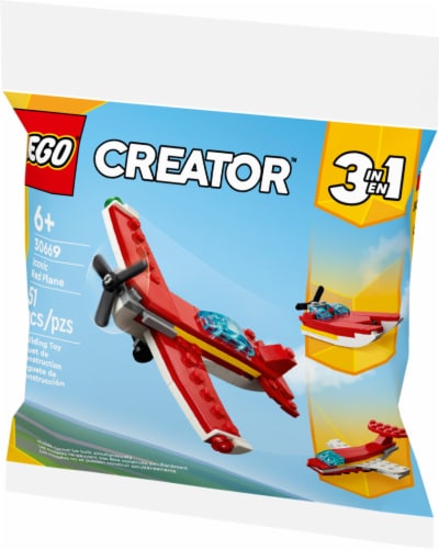 LEGO® Creator™ Iconic Red Plane 30669 Perspective: right