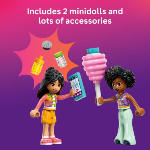 LEGO Friends Cotton Candy Stand and Scooter Building Toy 42643 Perspective: right