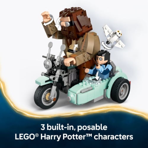 LEGO Harry Potter Hagrid & Harry's Motorcycle Ride Building Toy 76443 Perspective: right