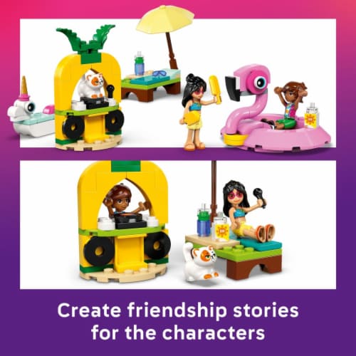 LEGO Friends Unicorn & Flamingo Pool Party 42658 Perspective: right