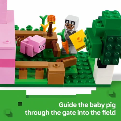 LEGO Minecraft The Baby Pig House Building Toy 21268 Perspective: right