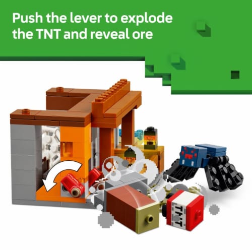 LEGO Minecraft The Armadillo Mine Expedition Building Toy 21269 Perspective: right