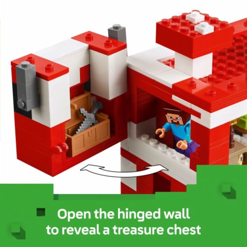 LEGO Minecraft The Mooshroom House Building Toy 21270 Perspective: right