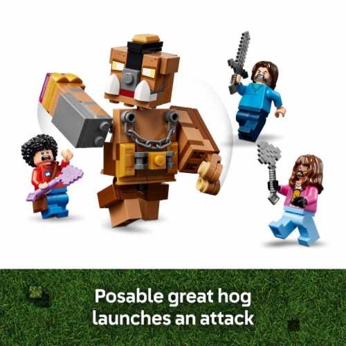 LEGO® Minecraft® Woodland Mansion Fighting Ring 21272 Building Set Perspective: right