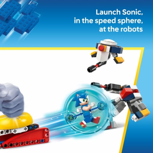 LEGO Sonic the Hedgehog: Sonic's Campfire Clash Building Toy 77001 Perspective: right