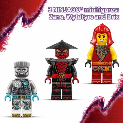 LEGO NINJAGO Zane's Battle Suit Mech Ninja Toy 71827 Perspective: right