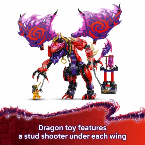 LEGO® 71832 Ninjago® Thunderfang Dragon of Chaos Building Set Perspective: right