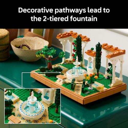 LEGO Icons Fountain Garden Building Set for Adults 10359 Perspective: right