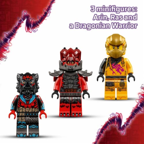 LEGO NINJAGO Ras and Arin's Super Storm Jet Building Toy 71833 Perspective: right