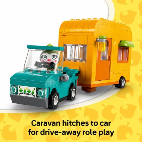 LEGO Animal Crossing Leif's Caravan & Garden Shop Building Toy 77054 Perspective: right
