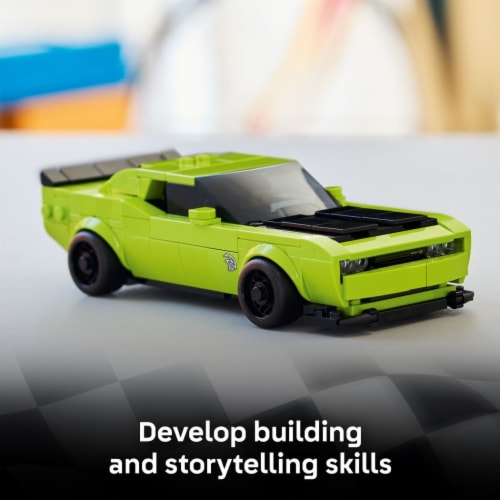 LEGO Speed Champions Dodge Challenger SRT Hellcat Sports Car Toy 77237 Perspective: right