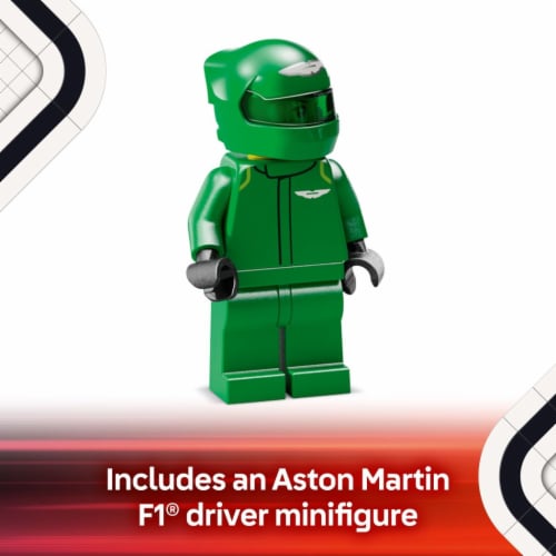 LEGO® Speed Champions Aston Martin Aramco F1 AMR24 Race Car 77245 Building Set Perspective: right