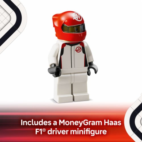 LEGO® Speed Champions MoneyGram Haas F1 Team VF-24 Race Car 77250 Building Set Perspective: right