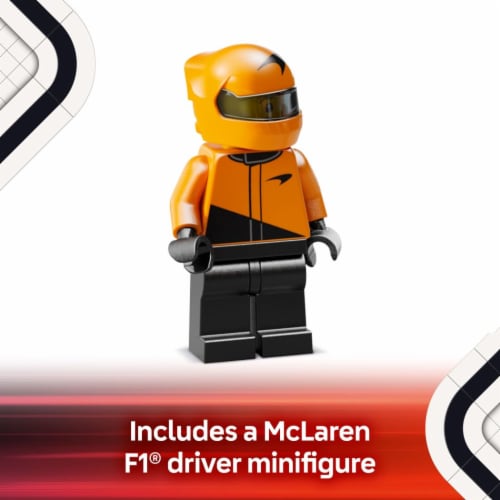 LEGO® Speed Champions McLaren F1 Team MCL38 Race Car Toy 77251 Building Set Perspective: right