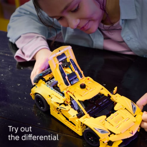 LEGO® Technic Chevrolet Corvette Stingray Toy Car 42205 Building Set Perspective: right