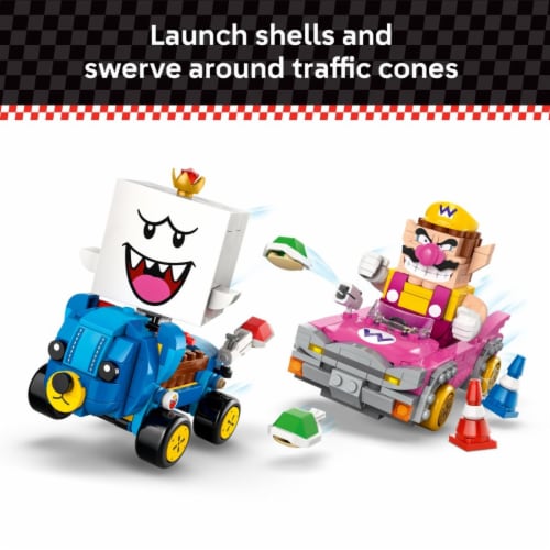 LEGO Super Mario: Mario Kart – Wario & King Boo 72038 Perspective: right