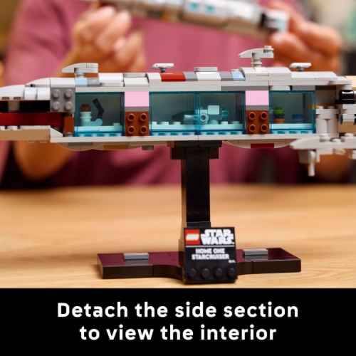 LEGO Star Wars Home One Starcruiser Buildable Spaceship Toy Model Kit 75405 Perspective: right