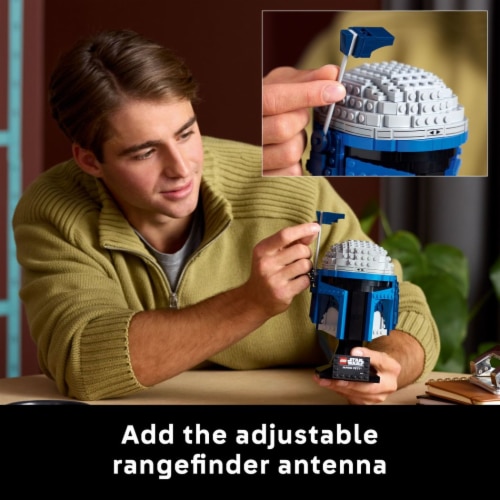 LEGO Star Wars Jango Fett Helmet DIY Model Kit 75408 Perspective: right