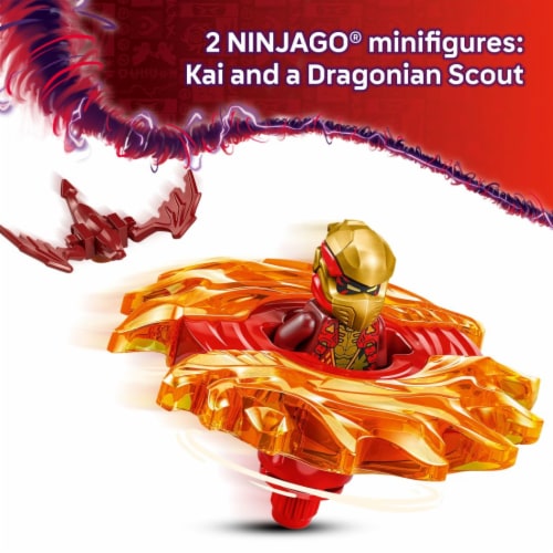 LEGO NINJAGO Kai's Dragon Spinjitzu Spinner Building Toy 71823 Perspective: right