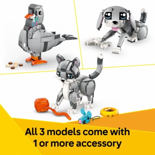 LEGO Creator 3 in 1 Playful Cat Building Toy 31163, 407 pc - Fry’s Food ...