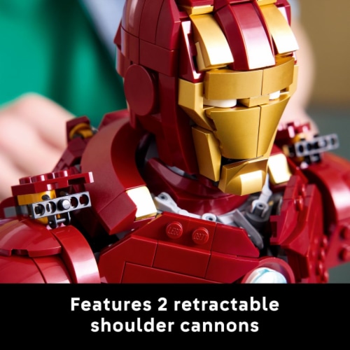 LEGO Marvel Iron Man MK4 Bust Building Kit for Adults 76327 Perspective: right