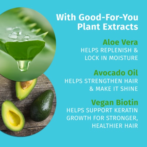 Hempz Original Floral Banana Herbal Conditioner with Vegan Biotin & Aloe Vera for All Hair Types Perspective: right