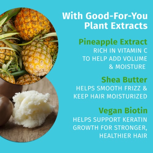 Hempz Sweet Pineapple & Honey Melon Herbal Conditioner with Vegan Biotin & Vitamin C Perspective: right