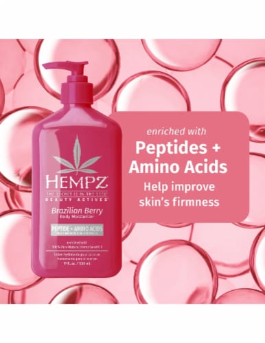 Hempz® Beauty Actives Brazilian Berry Peptide + Amino Acids Body Moisturizer Perspective: right