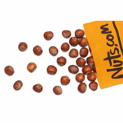 Nuts.com Hazelnuts in Shell - Whole & Raw Jumbo - 1 lb Bag (Non-GMO, Gourmet, Freshly Harvest Perspective: right