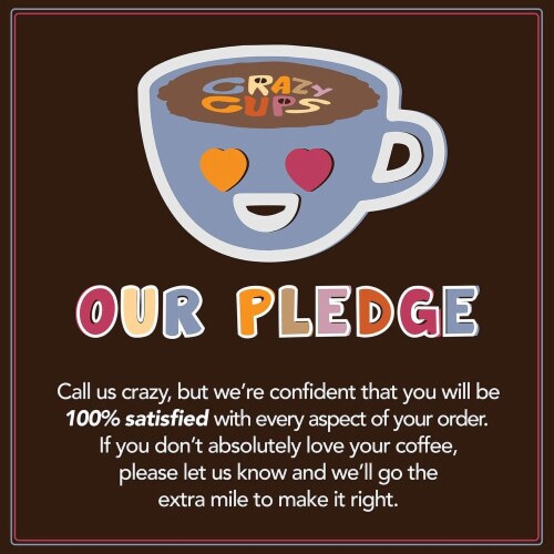 Crazy Cups Decaf Flavored Coffee Pods - Chocolate Peanut Butter Cup, 22 Count for Keurig K-Cu Perspective: right