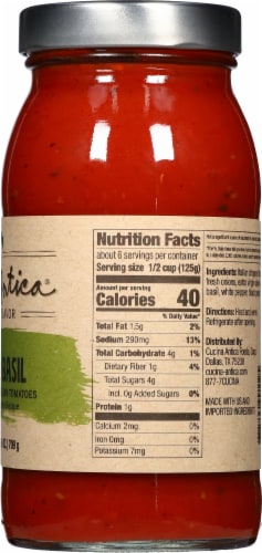 Cucina Antica® Tomato Basil Sauce Perspective: right