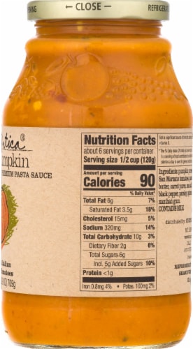 Cucina Antica® Tuscany Pumpkin Pasta Sauce Perspective: right