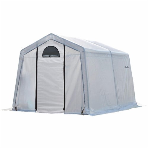 ShelterLogic Greenhouse Peak Translucent- Grey Perspective: right