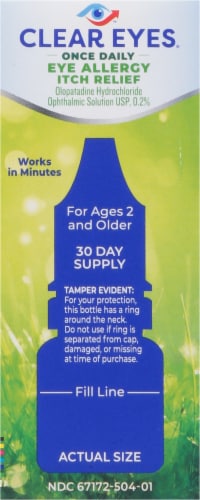Clear Eyes® Itch Relief Eye Drops Perspective: right