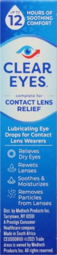 Clear Eyes® Contact Lens Multi Action Relief Eye Drops Perspective: right