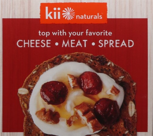 Kii Naturals Artisan Crisps Cranberry Pumpkin Seed Perspective: right