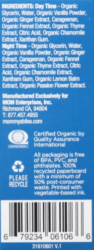Mommy's Bliss Little Gums Organic Soothing Massage Gel Perspective: right